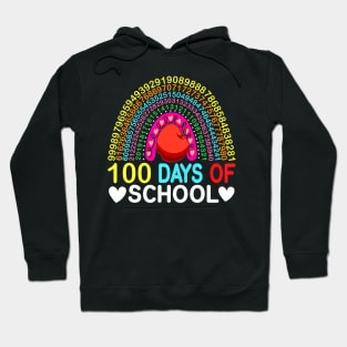 100Th Day Of School Teacher Kids 100 Days Math Numbers Hoodie